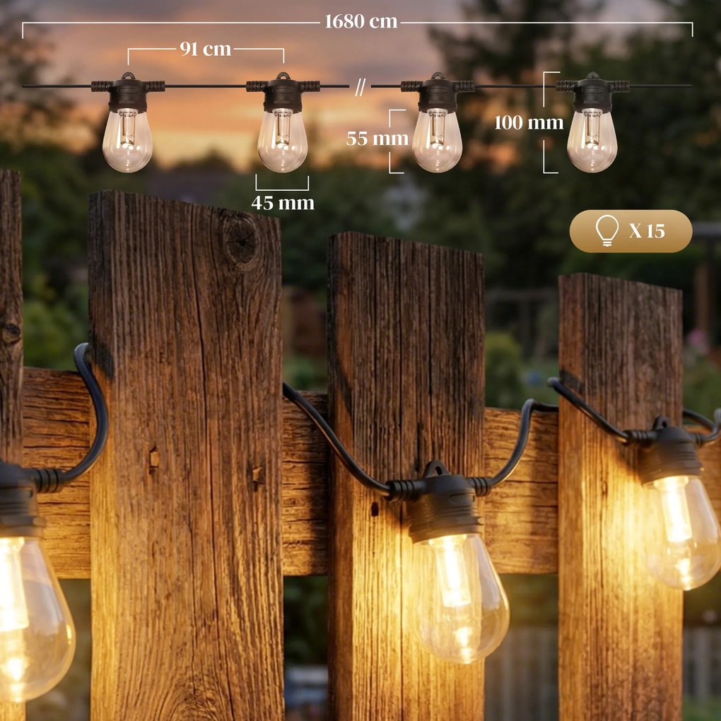 HOMCOM Ghirlandă cu globuri, lumini perdea RGBW, IP44 rezistentă la apă pentru decor interior și exterior | Aosom Romania