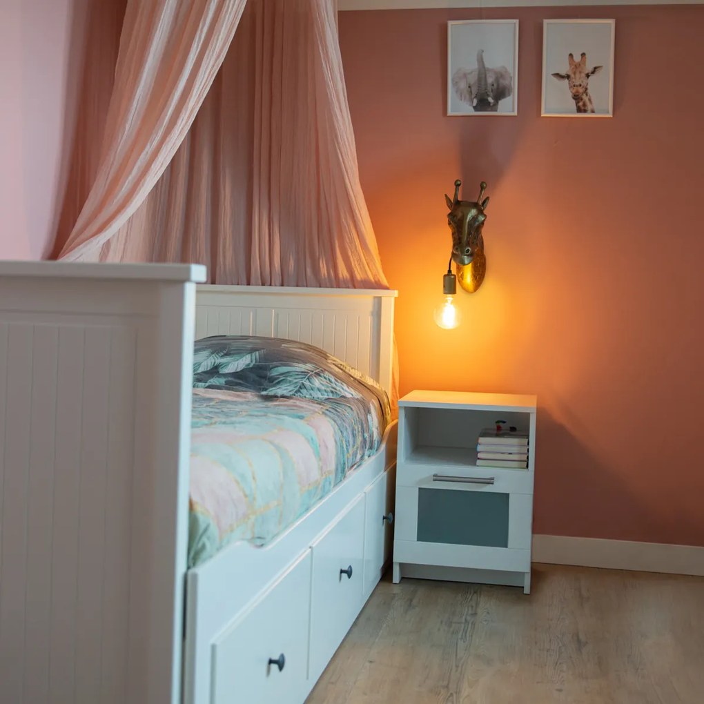 Lampă de perete inteligentă alamă incl. Wifi G95 - Animal Girafă