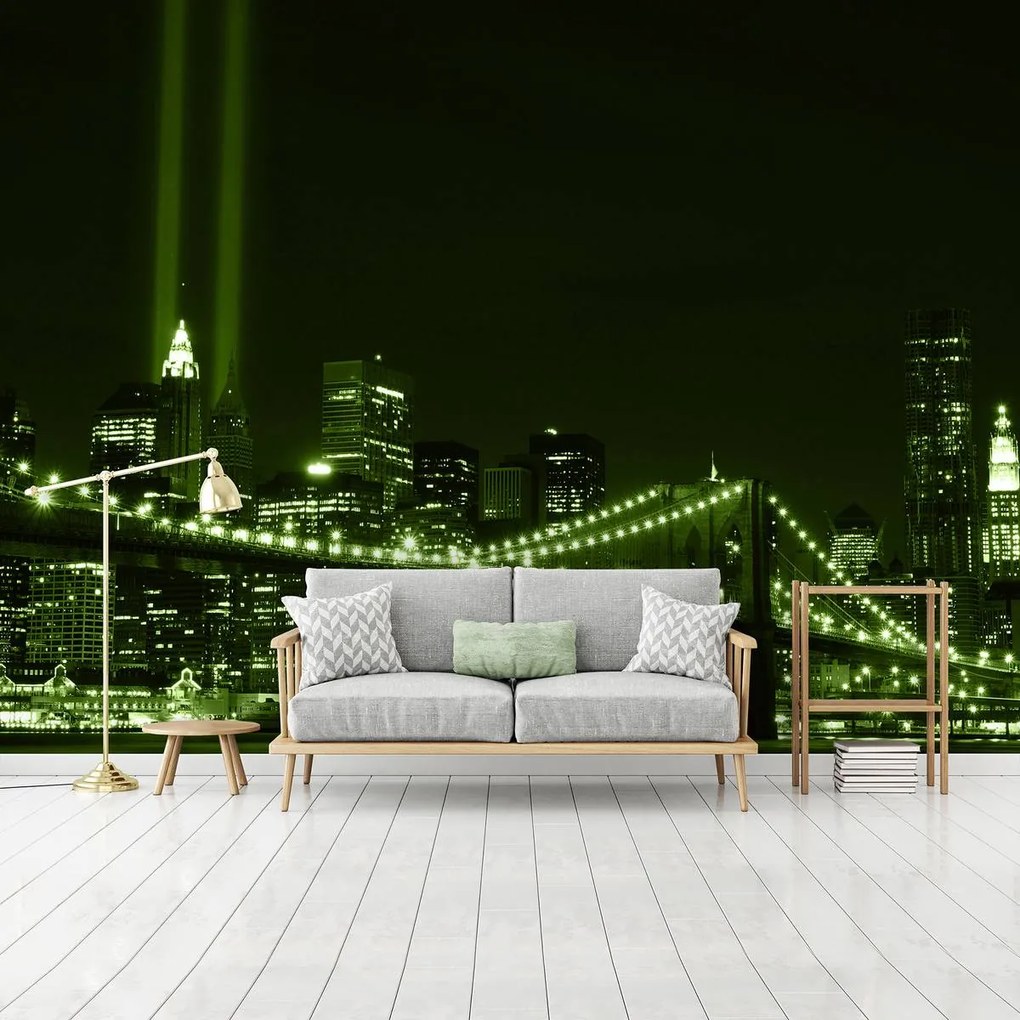 Fototapet - New York Brooklyn Bridge City (254x184 cm)