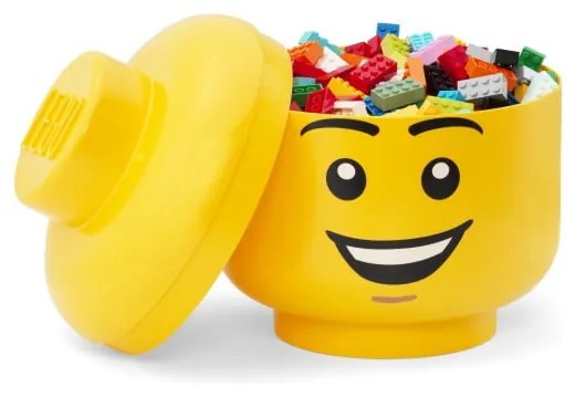 Cutie de depozitare pentru copii din plastic Head – LEGO®