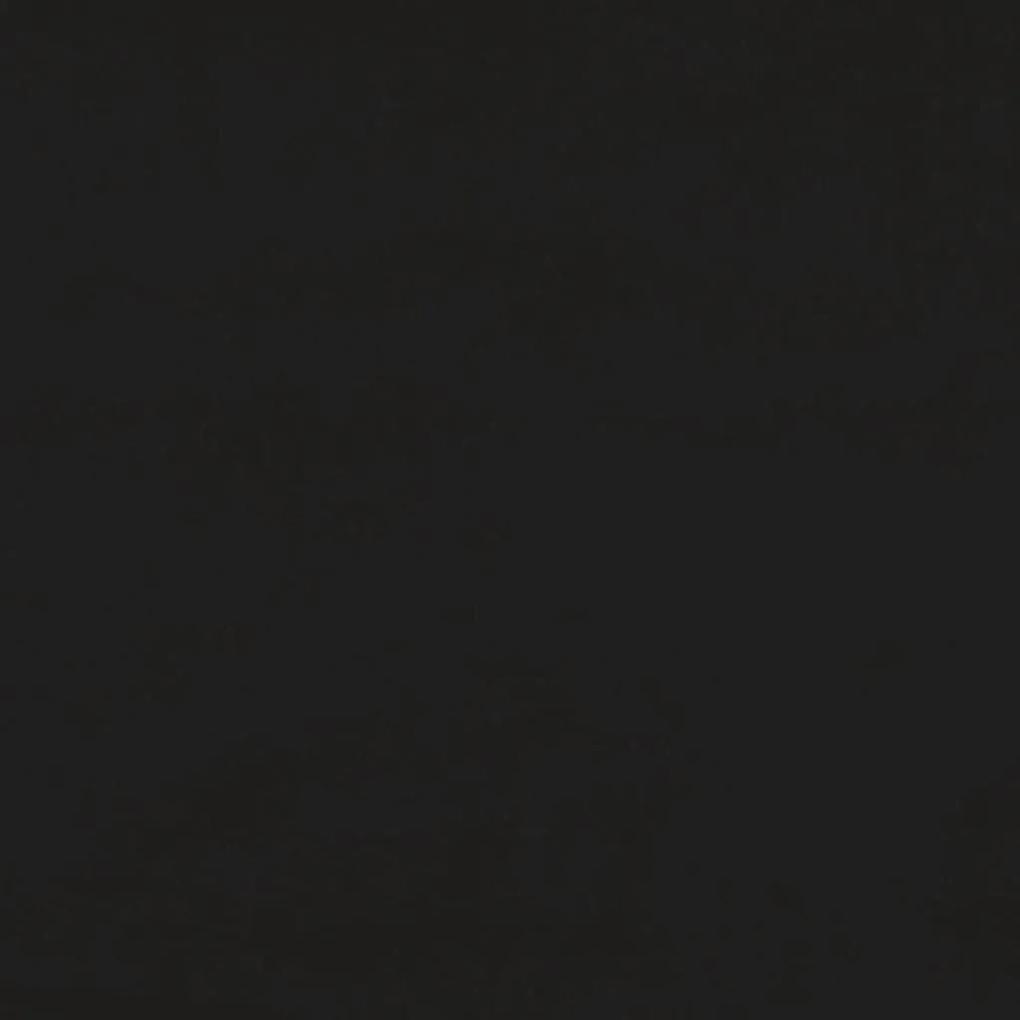 Scaun de relaxare cu taburet, negru, catifea 1, Negru, Cu suport de picioare