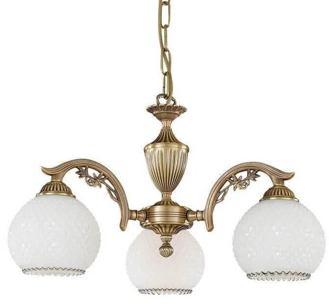 Candelabru din alama cu 3 brate design italian 8600