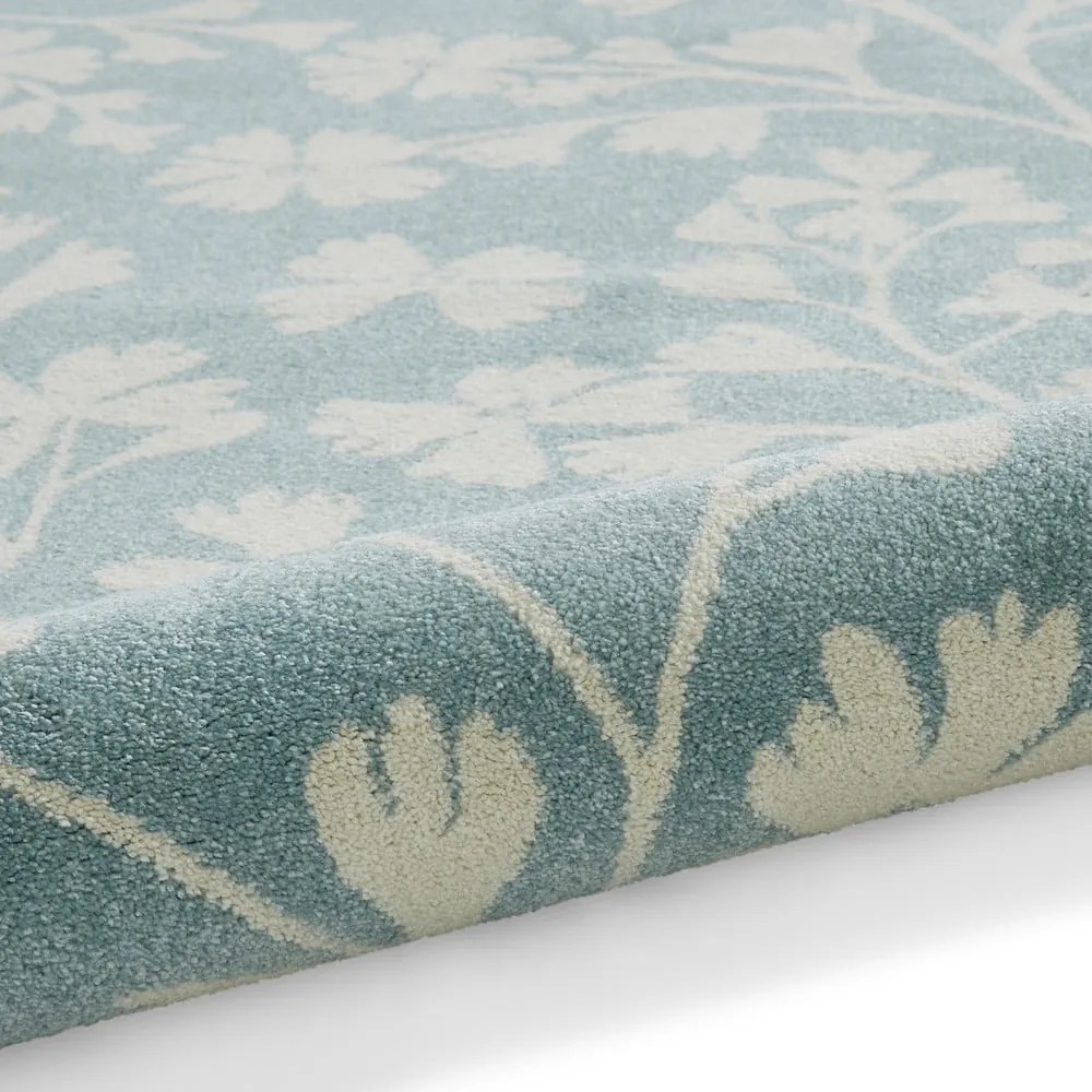Covor albastru 160x230 cm Grace Floral – Catherine Lansfield