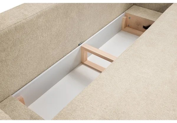 Canapea extensibilă OLBIA, 3 locuri, bej