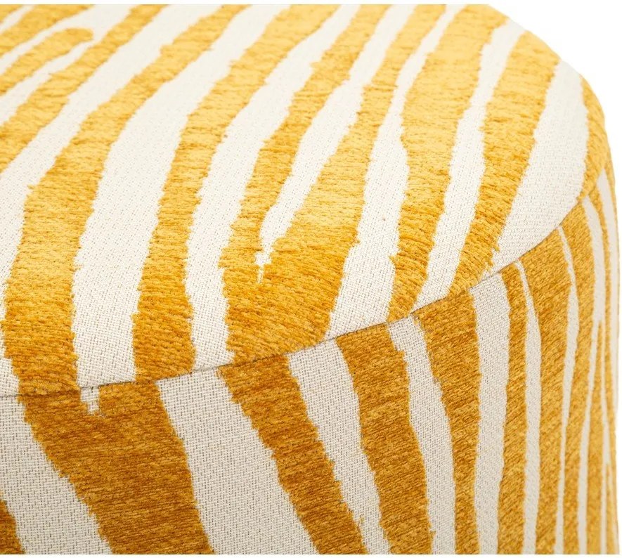 Puf galben muștar Savana – Mauro Ferretti