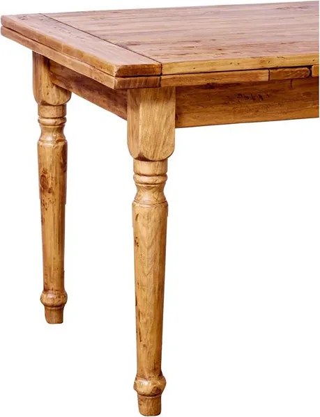 Masa extensibila, L120(210) 80 H80 cm, natur antichizat, lemn masiv