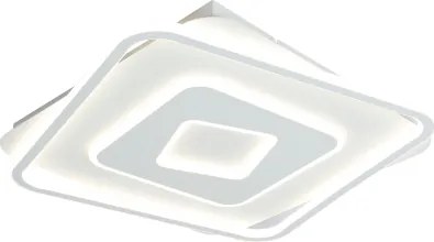 Brilagi - Plafonieră LED dimabilă IRIS LED/98W/230V 50x50 cm albă + telecomandă