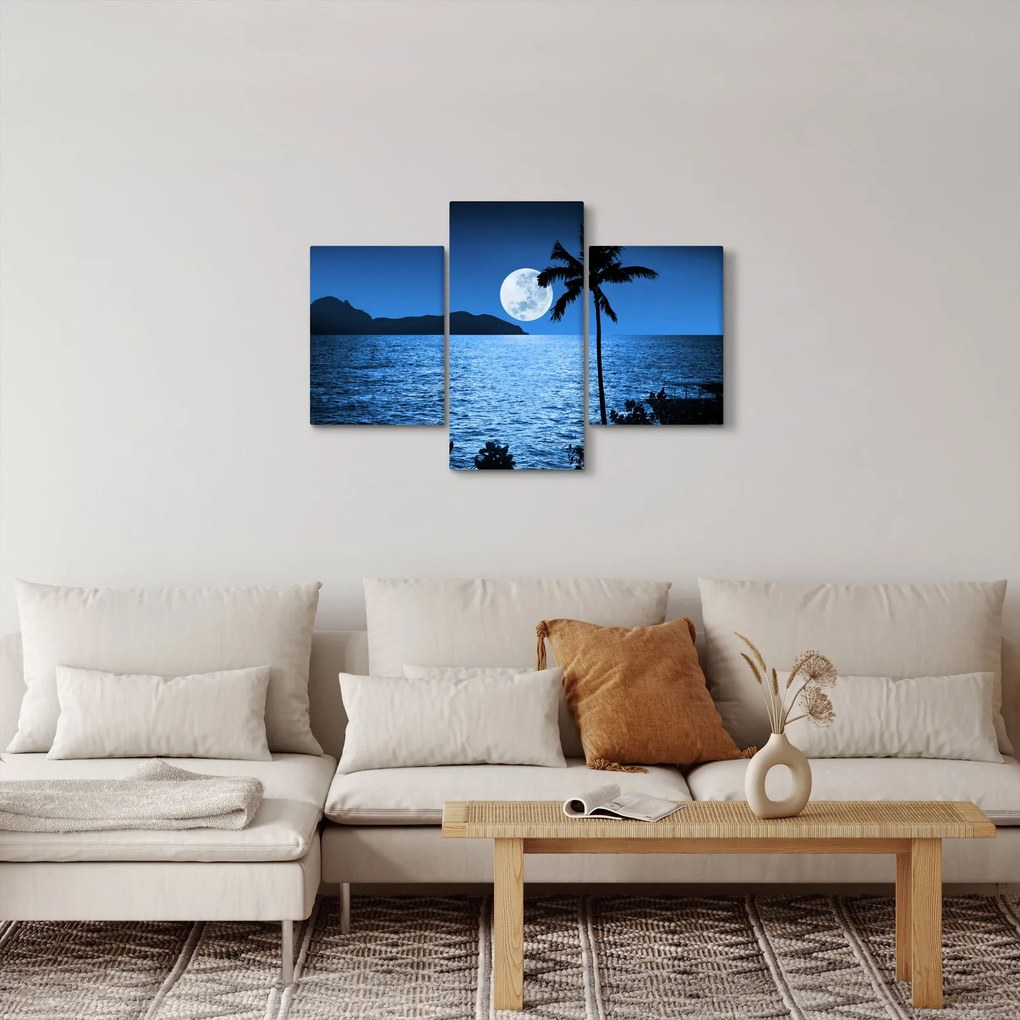 Tablou - Luna deasupra nivelului mării (90x60 cm)