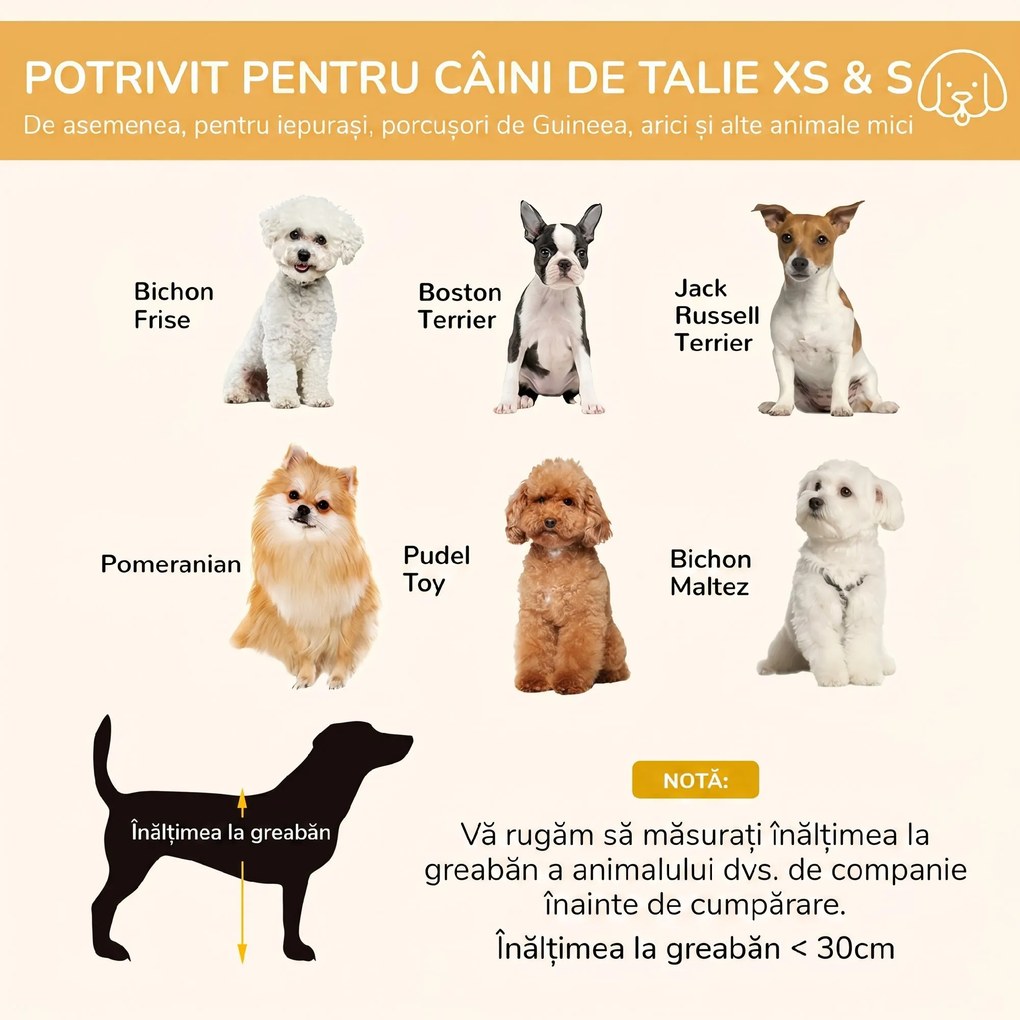 Gard pentru Caini cu 6 Panouri cu Inchidere cu Zavor, Gard pentru Caini Talie Medie din Metal, Ø120x60 cm, Multicolor PawHut | Aosom Romania