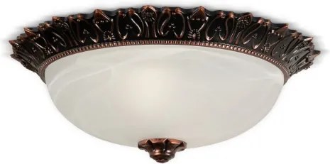 Brilagi - Plafonieră FRESCO 2xE27/40W/230V Ø 30 cm bronzată