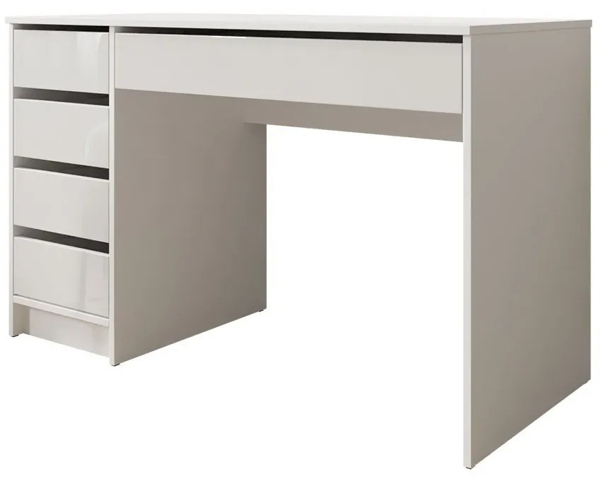 Masă PC Heranor (Alb + Alb lucios ). Promo -16%. 1054249