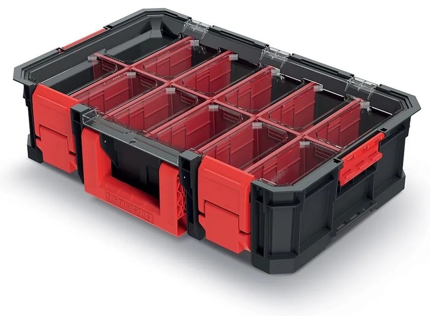 Cutie transport C, 51,7 x 33,1 x 13,4 cm, compartimentari, negru