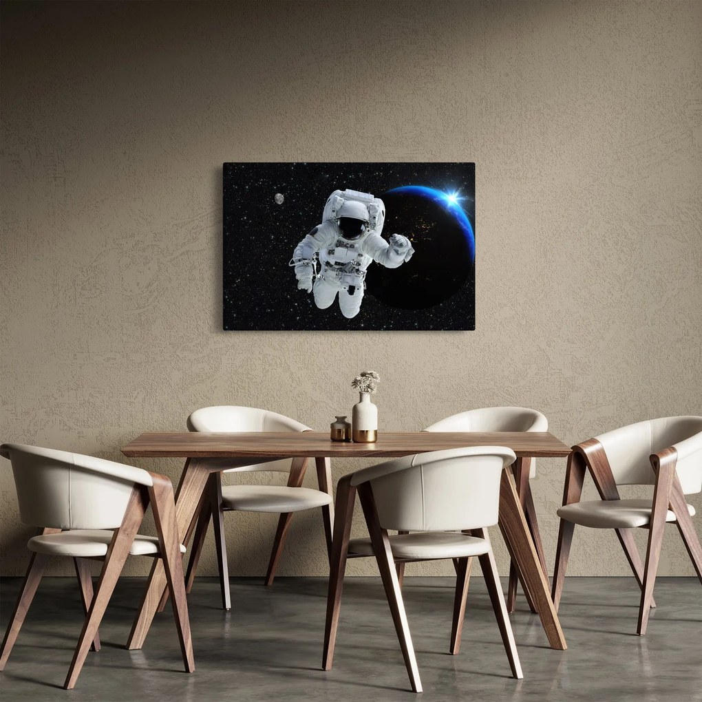 Tablou - Astronaut în Cosmos (90x60 cm)