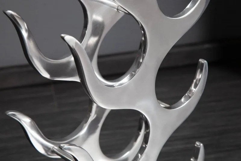 Obiect decorativ, suport sticle de vin Flammen L