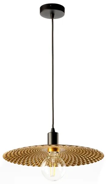 Lustră pe cablu ONLI GOLDEN 1xE27/22W/230V auriu/negru