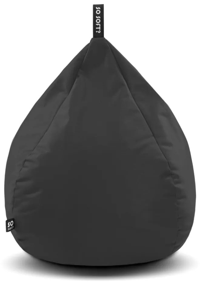 Fotoliu bean bag roșu Drop L – So Soft?