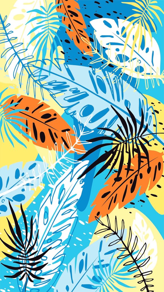 Prosop plaja SUMMER FRESH 100x180 cm colorat, 100% microfibra