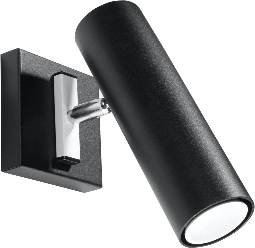 Sollux Lighting Direzione plafonier 1x6 W negru SL.0498