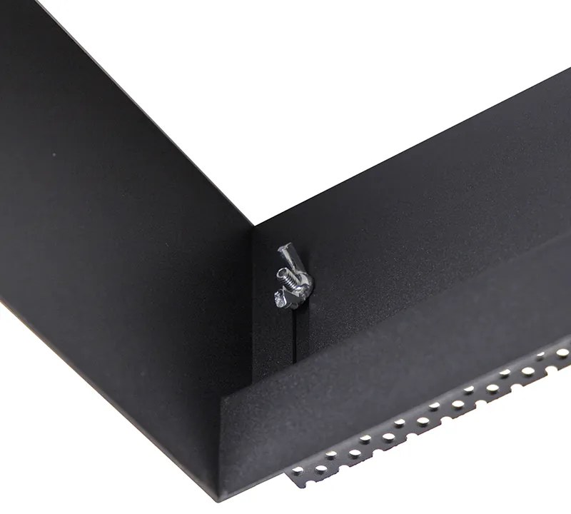 Spot integrat negru GU10 AR111 fără rama - Oneon