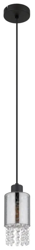 Pendul design modern Backey negru, fumuriu
