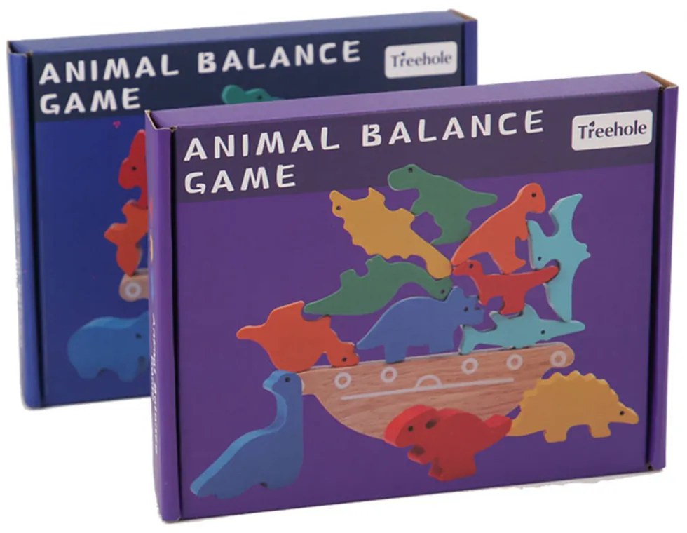 Jucărie de îndemânare din lemn pentru echilibrare animală