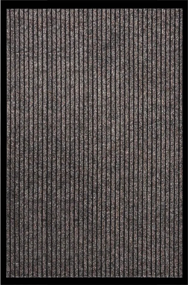 vidaXL Covoraș de ușă, bej, 80x120 cm, cu dungi