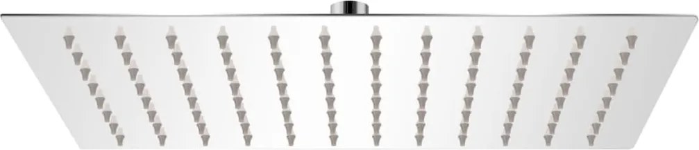 vidaXL Cap de duș dreptunghiular tip ploaie, oțel inoxidabil, 20x30 cm