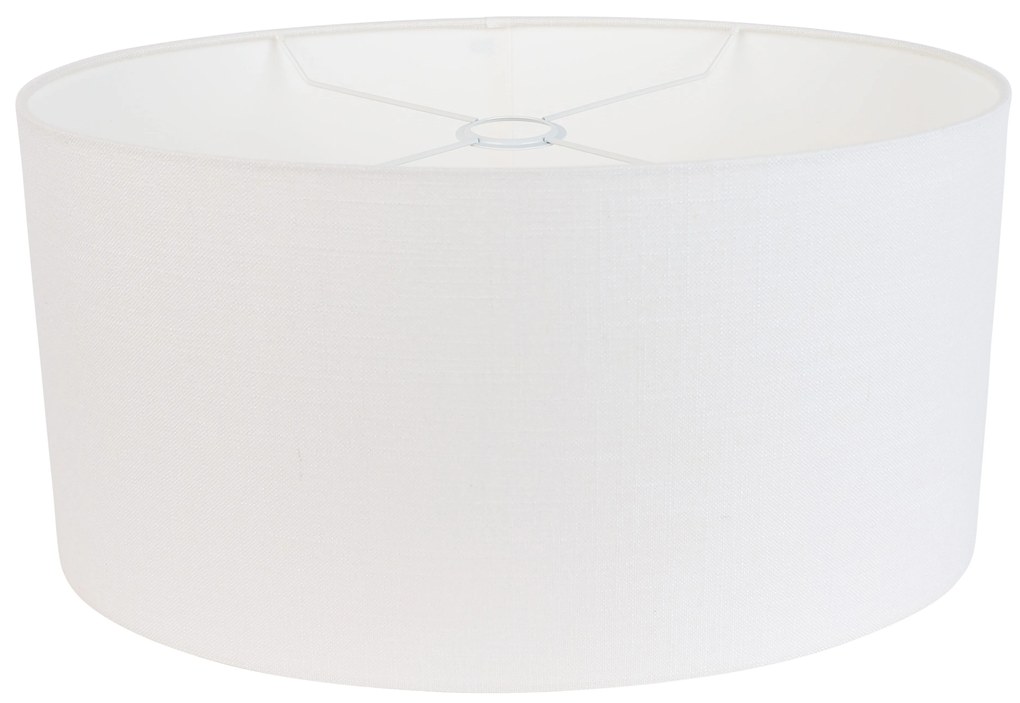 Abajur din in alb oval 50/33/25