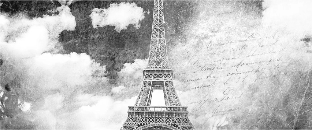 Tablou - Carte poștală de epocă a orașului N⁰3 (120x50 cm)