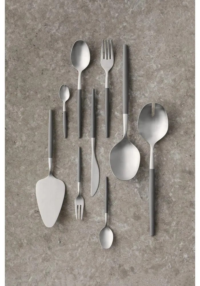 Tacâmuri gri deschis/argintii din oțel inoxidabil 16 buc. Maxime – Blomus