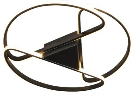 Plafonieră LED dimabilă LED/75W/230V 3000-6500K negru + telecomandă