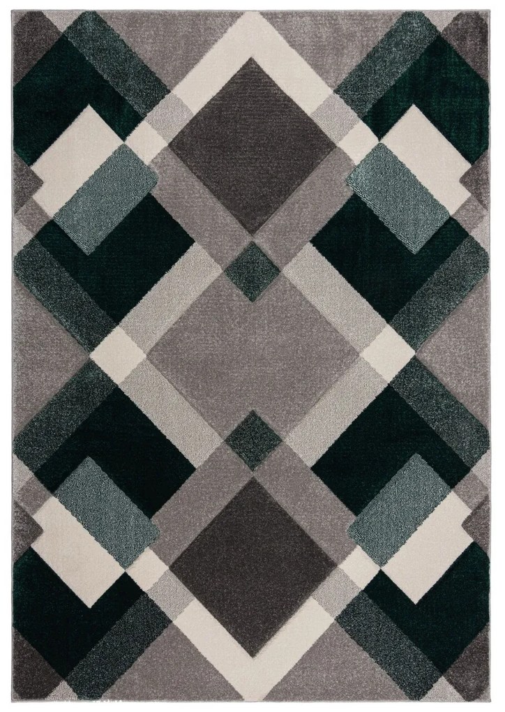 Covor Nimbus Green, Flair Rugs, 160x230 cm, polipropilena, verde