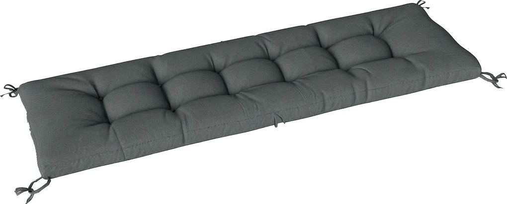 Outsunny Pernă pentru paleți detașabilă Pernă de șezut cu curele Pernă pentru paleți pentru majoritatea șezlongurilor 198x65x13cm Gri închis | Aosom Romania