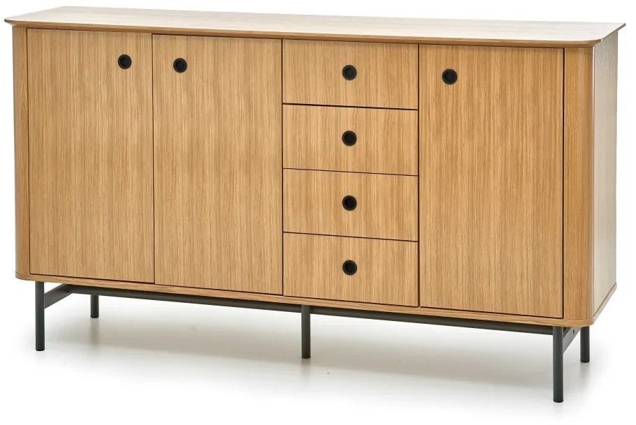 Comoda Smart KM1 stejar - L167 x A44 x h93 cm