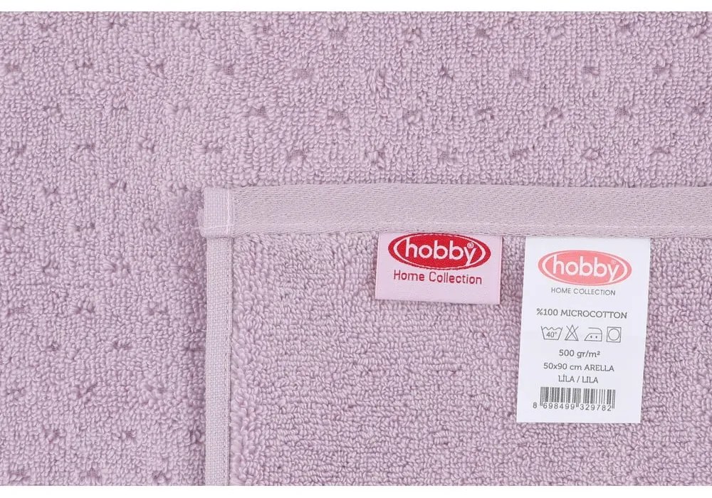 Set 2 prosoape din bumbac Foutastic Arella, 50 x 90 cm, violet