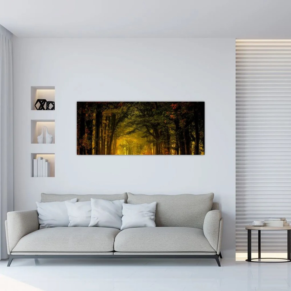 Tablou cu pădure (120x50 cm)