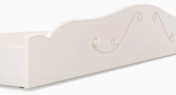 Sertar alb pentru pat de 90 x 200 cm alb Sweet