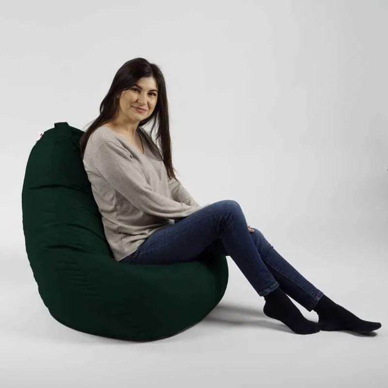 Fotoliu Nirvana Hobbit Pufrelax, Material Impermeabil - Verde Tuborg