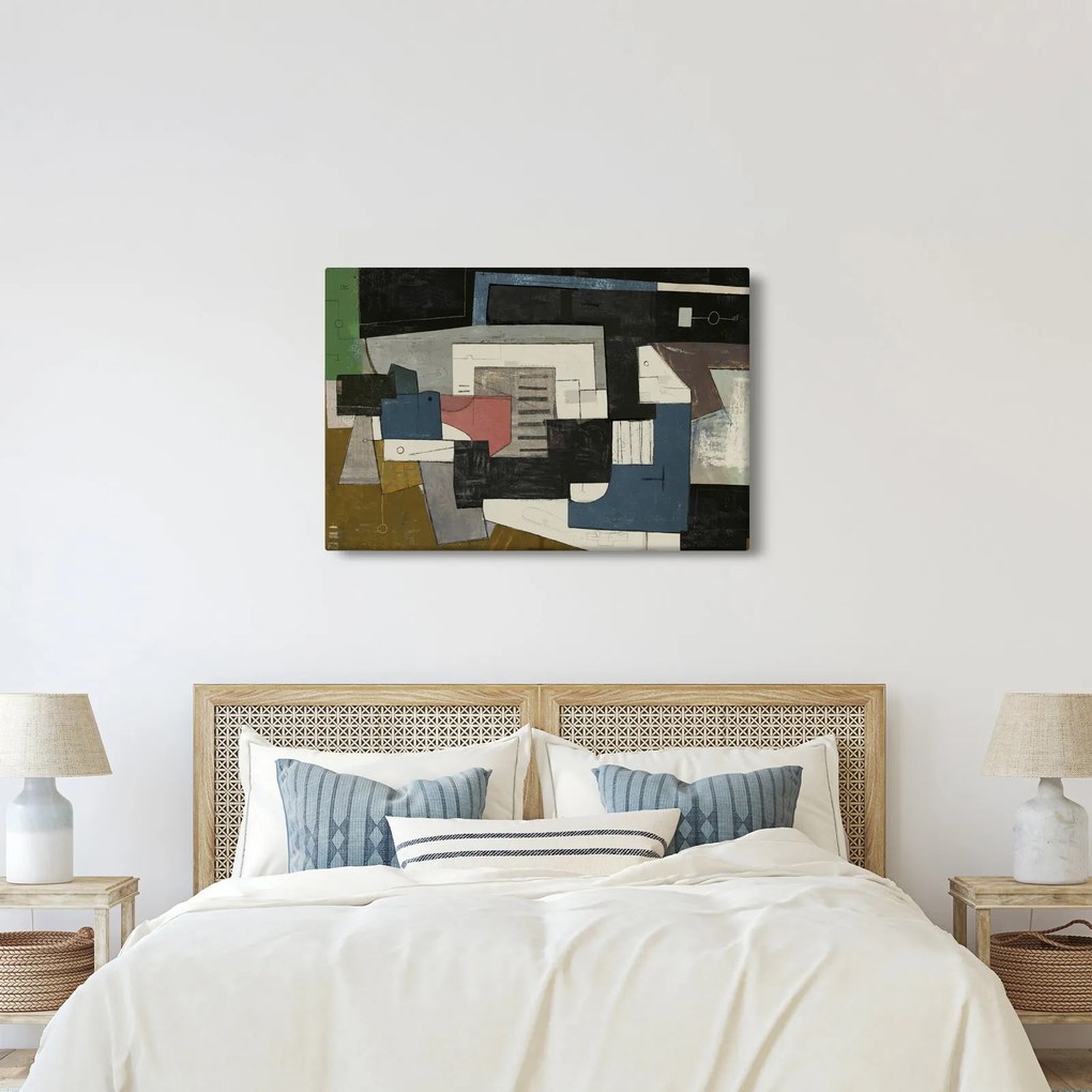 Tablou - Abstracție cubism (90x60 cm)
