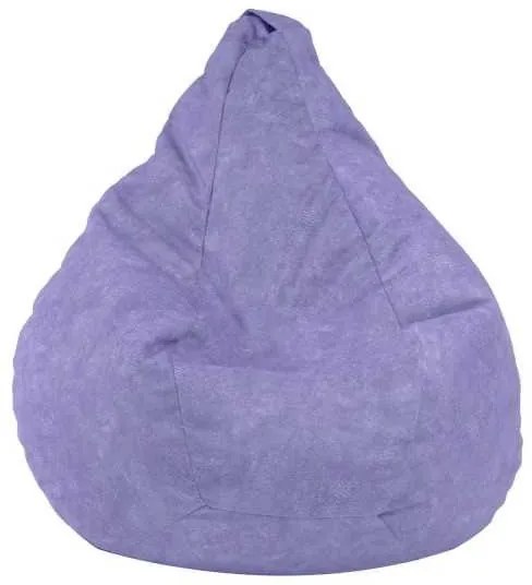 Fotoliu puf copii, Nirvana Light Pufrelax, Material Textil - Lavanda