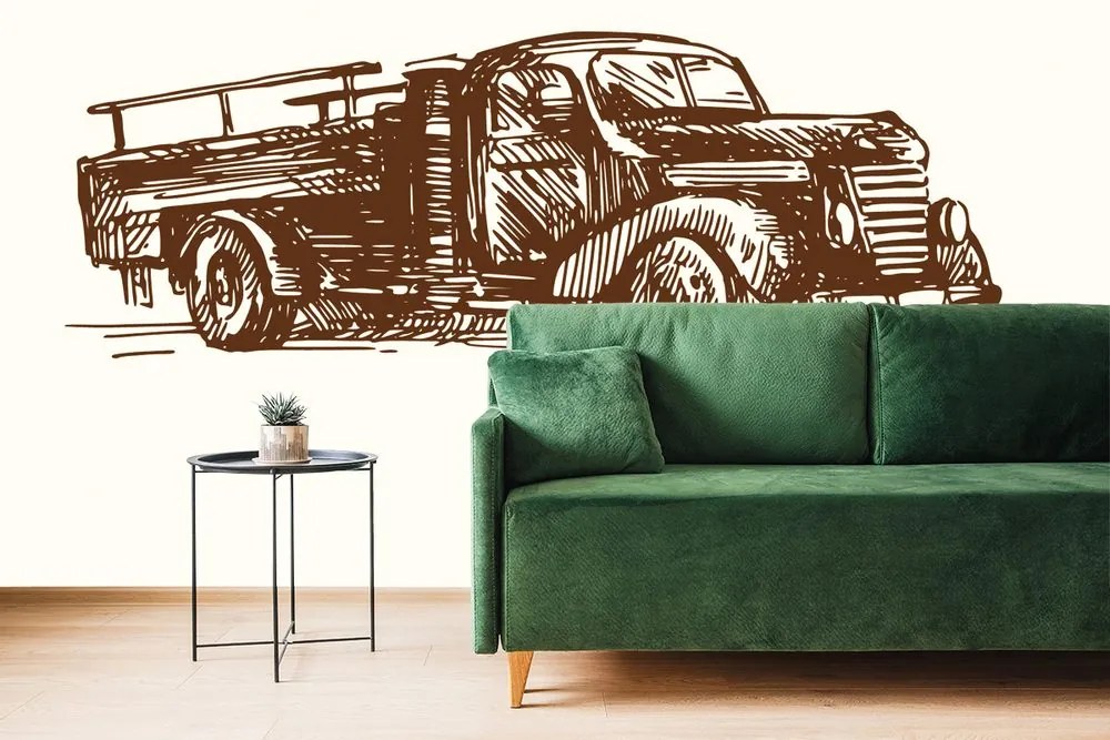 Tapet camion retro