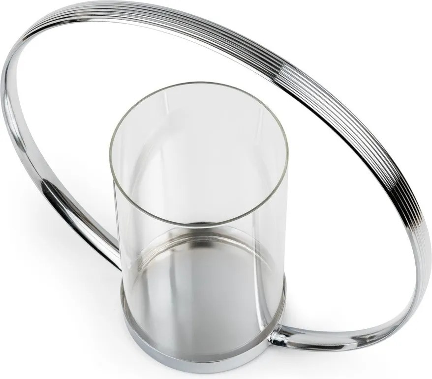 Sfeșnic pentru lumânări pastilă din metal Elana – Zilverstad