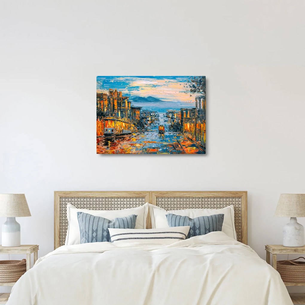Tablou - Telecabină, San Francisco (70x50 cm)