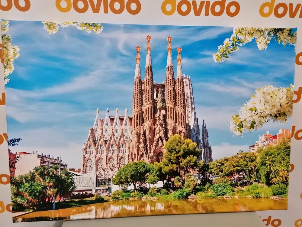 Tablou catedrala în Barcelona