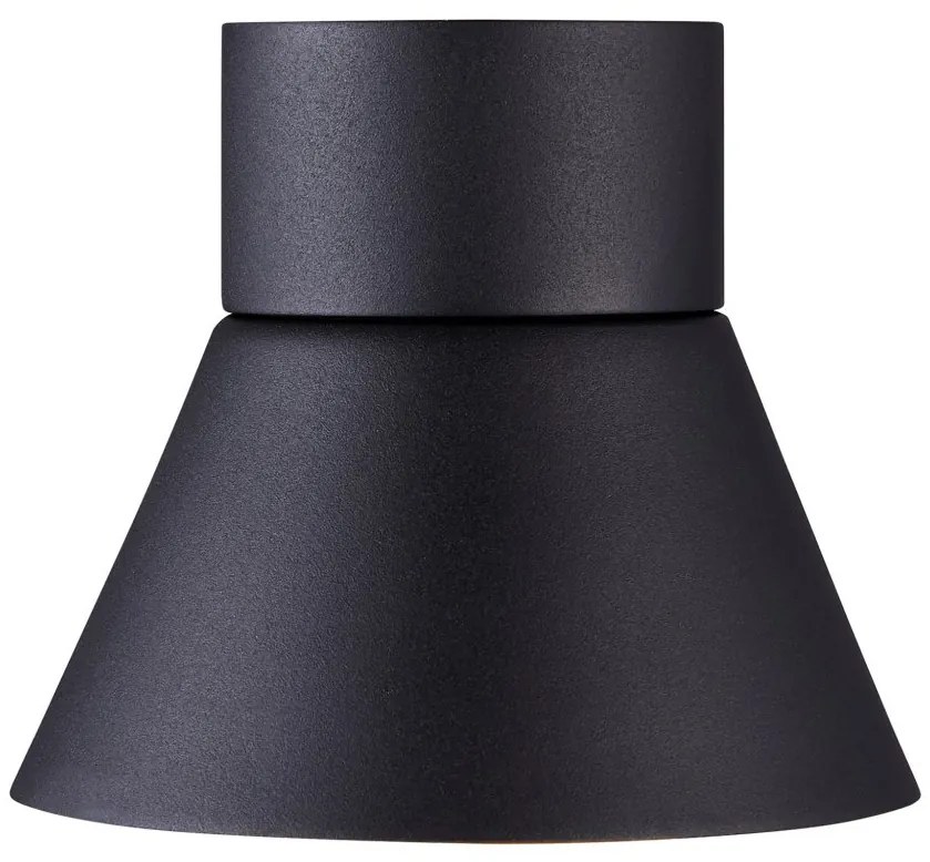 Aplica pentru perete exterior cu protectie IP54 Kyklop Cone Black