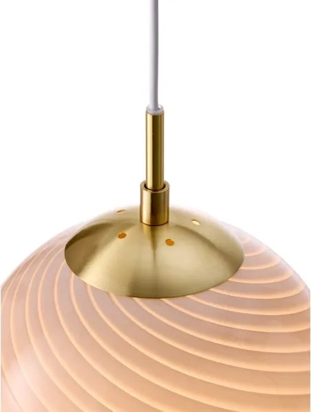 Halo Design 748570 - Lustră pe cablu CANDY, 1xE27/25W/230V, Ø 30 cm, gri/alamă