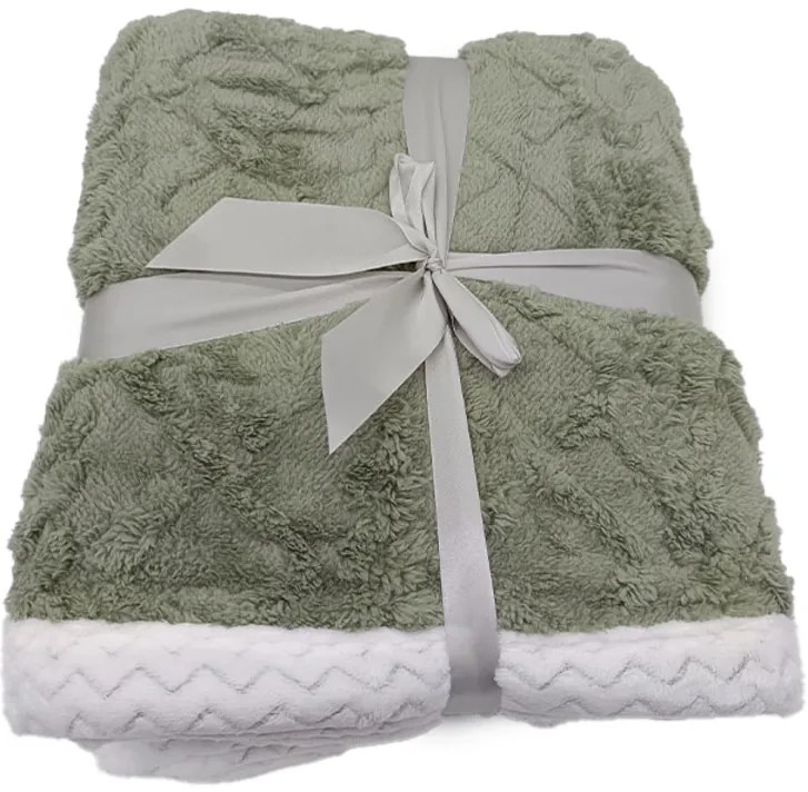 Pătură din lână Island Olivia, 150 x 200 cm