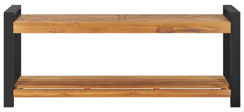 325274 vidaXL Bancă, 120 cm, lemn masiv de tec