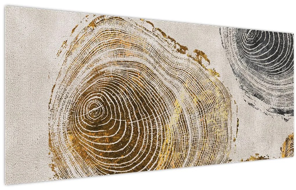 Tablou - Abstract triburi (120x50 cm)