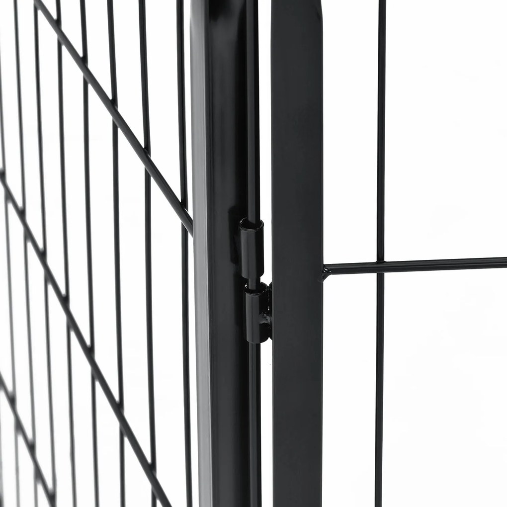 Juskys Pix metalic pentru catelusi -160x160x80cm